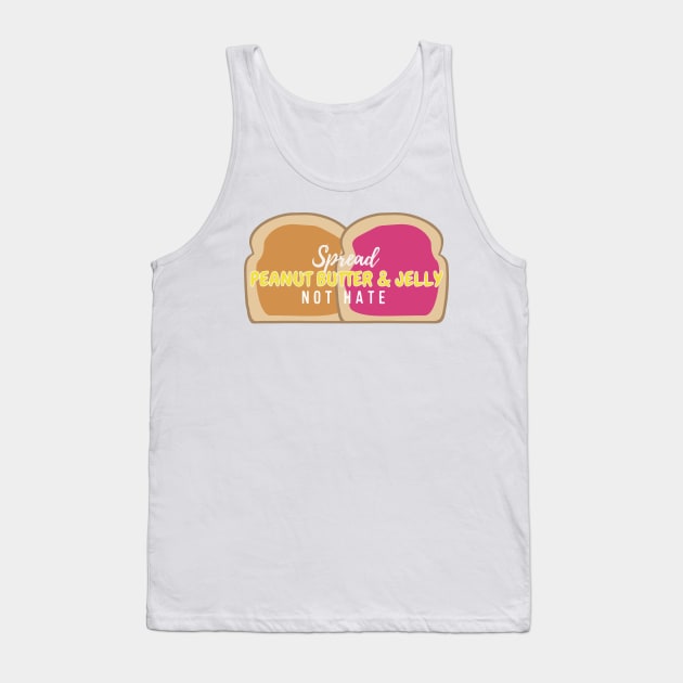 Peanut butter and Jelly Tank Top by mrsmauve